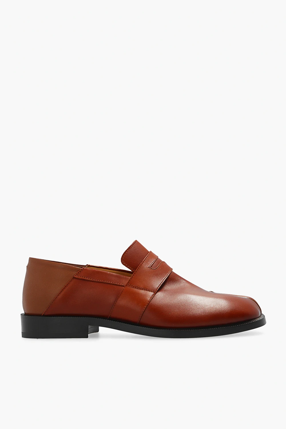 Leather loafers