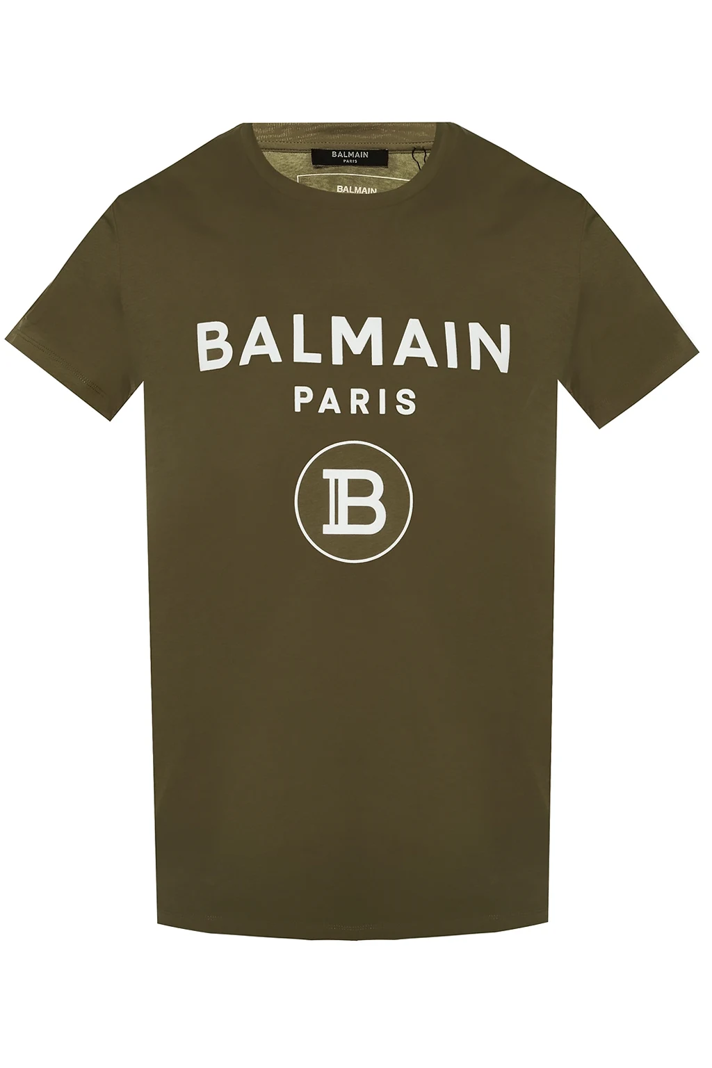 GREEN T-shirt with velvet logo