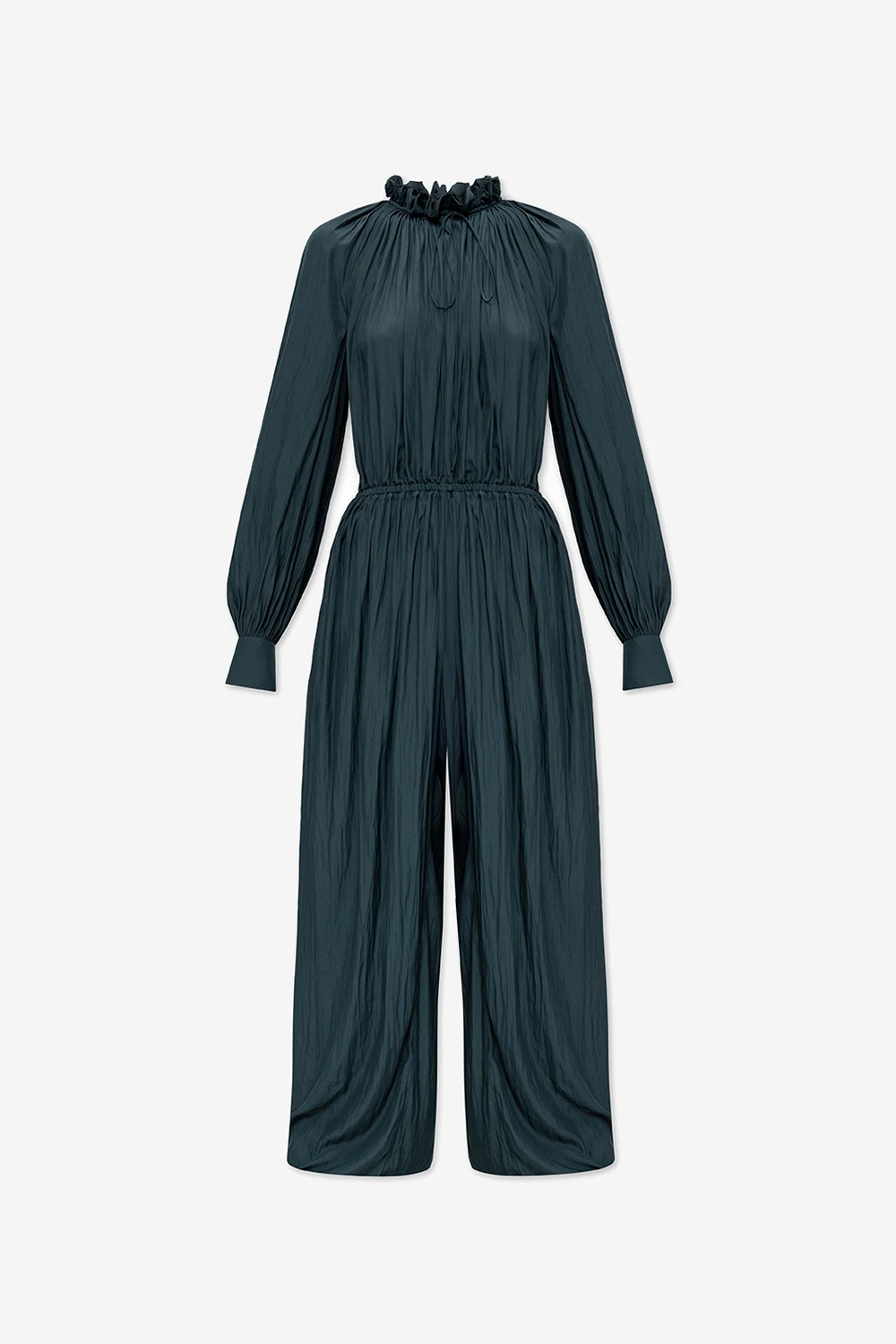 GREEN Pleated jumpsuit