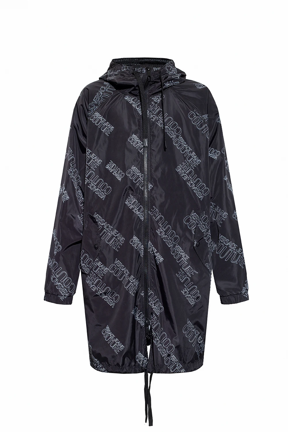 BLACK Reversible jacket with logo