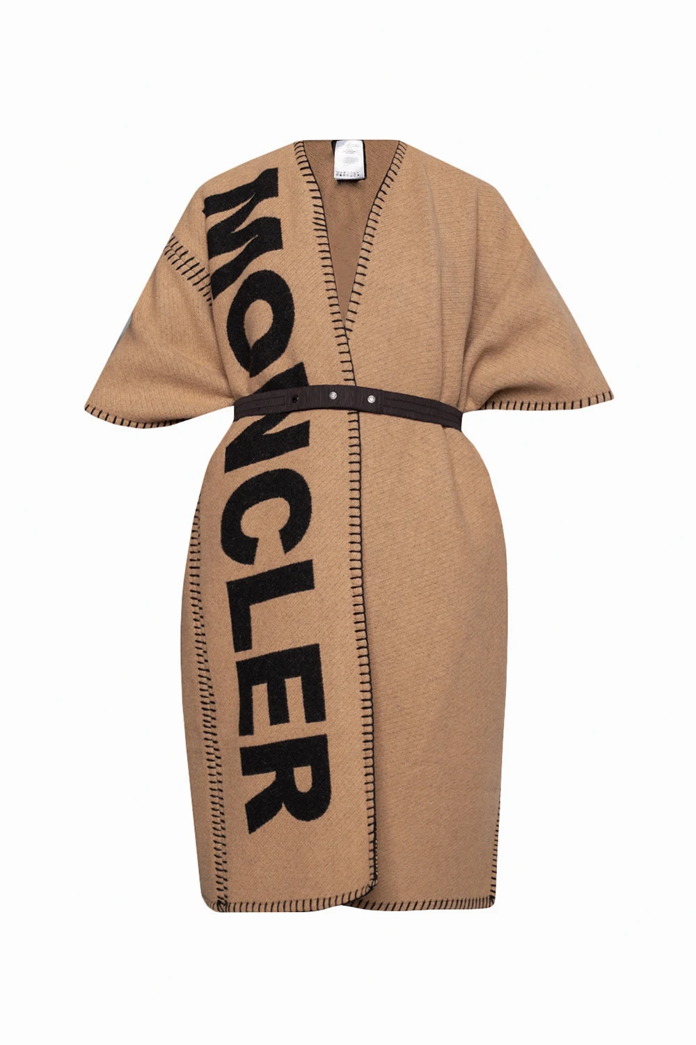 Belted poncho