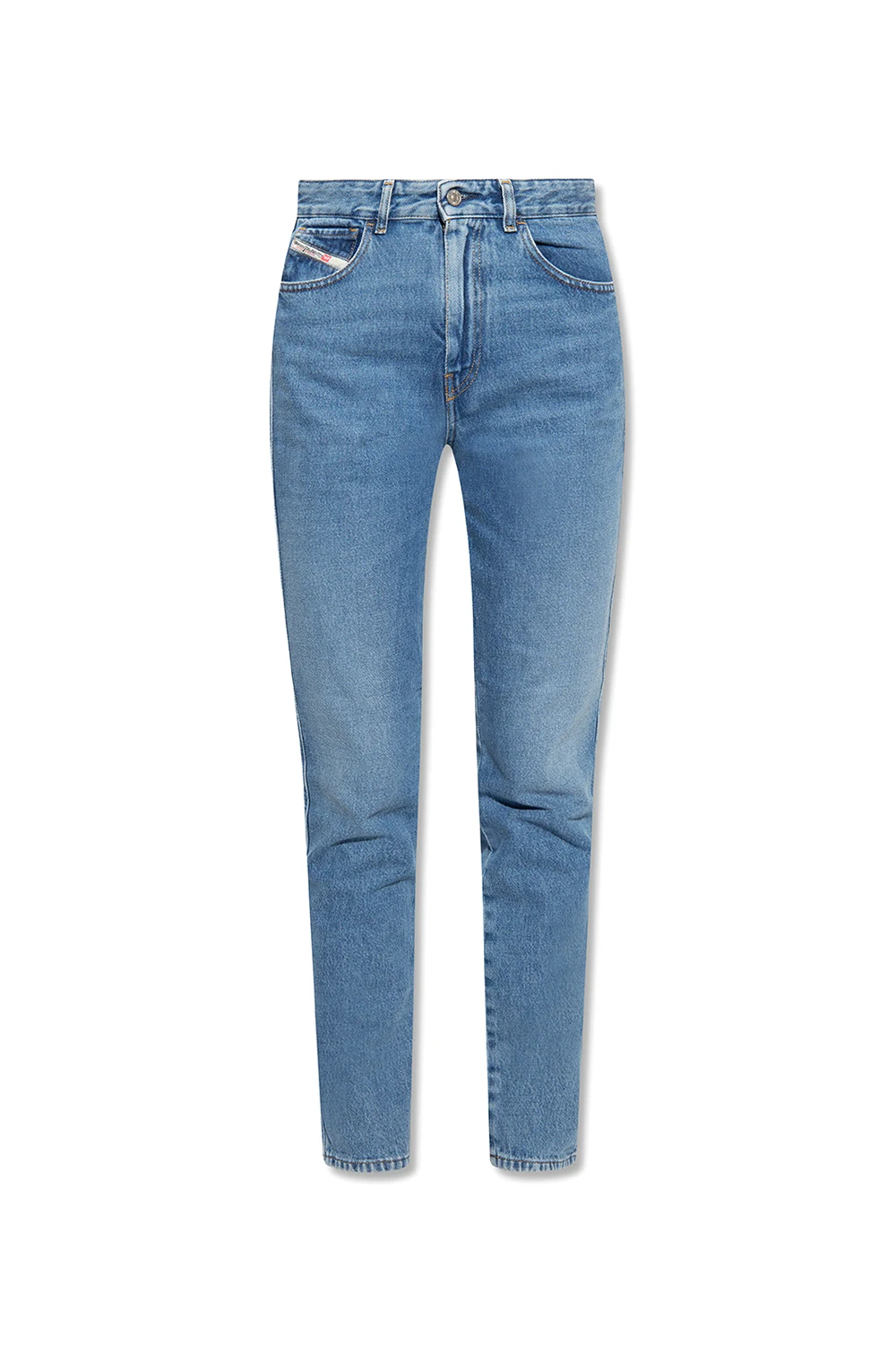 light blue ‘1994’ high-waisted jeans