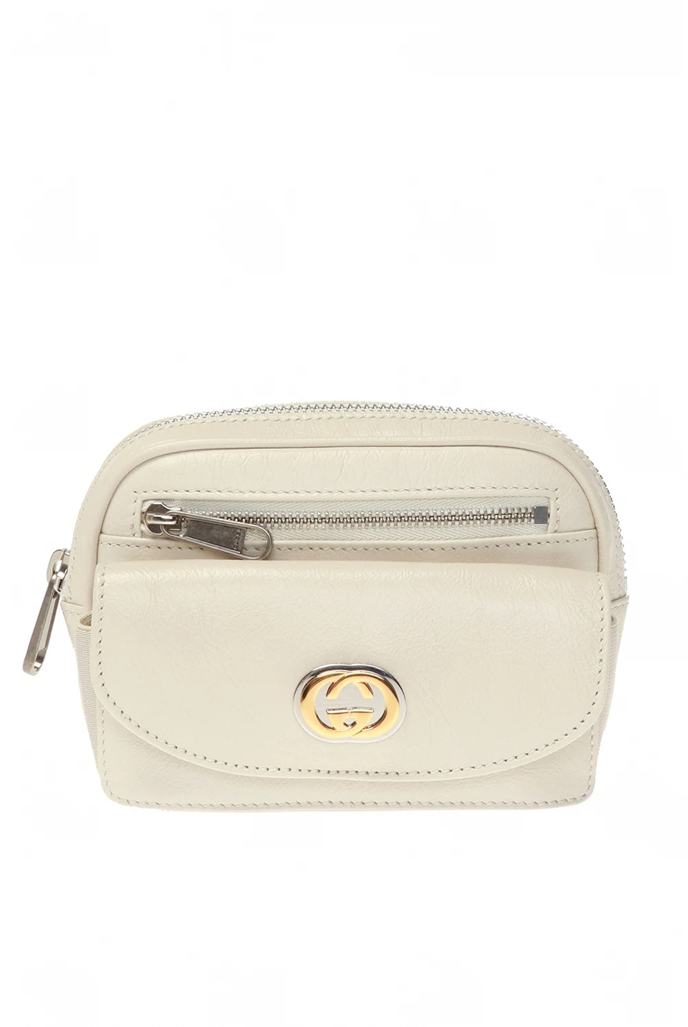 Leather Belt bag with logo