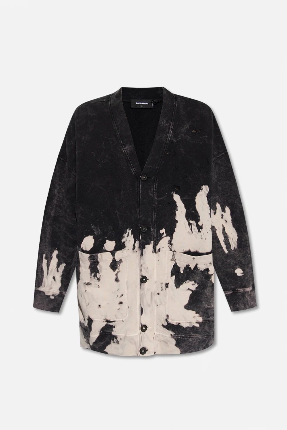 BLACK Oversize cardigan