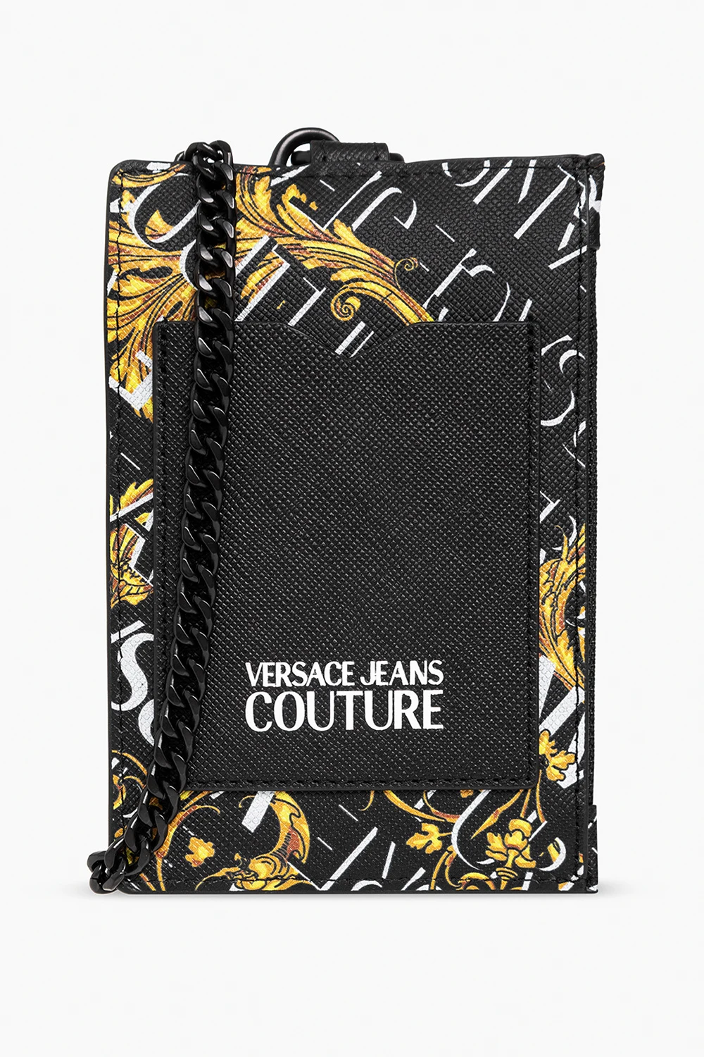 BLACK Card holder with strap