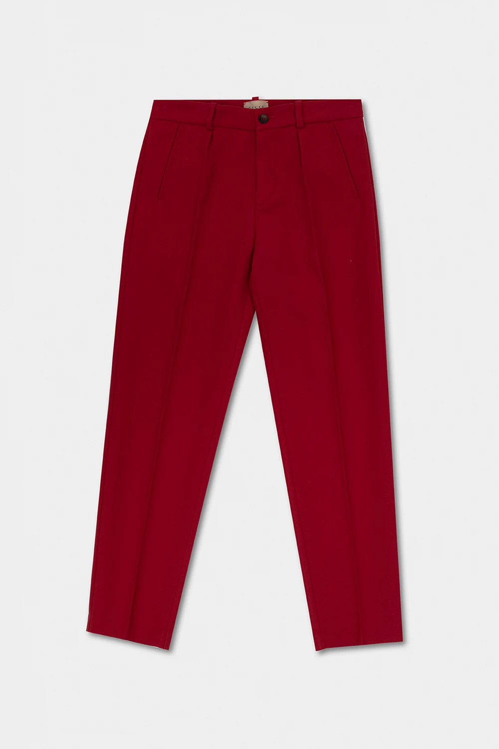 Pleat-front trousers