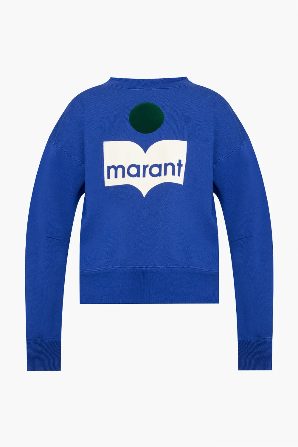 Sweatshirt with velvet logo