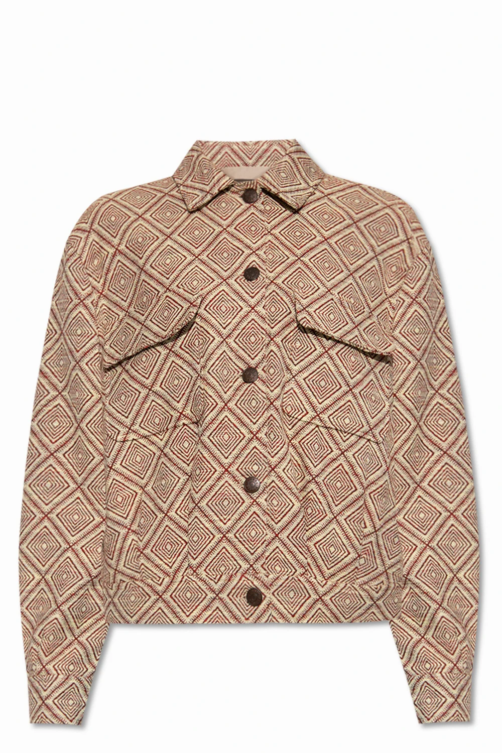 beige ‘Monica’ patterned jacket