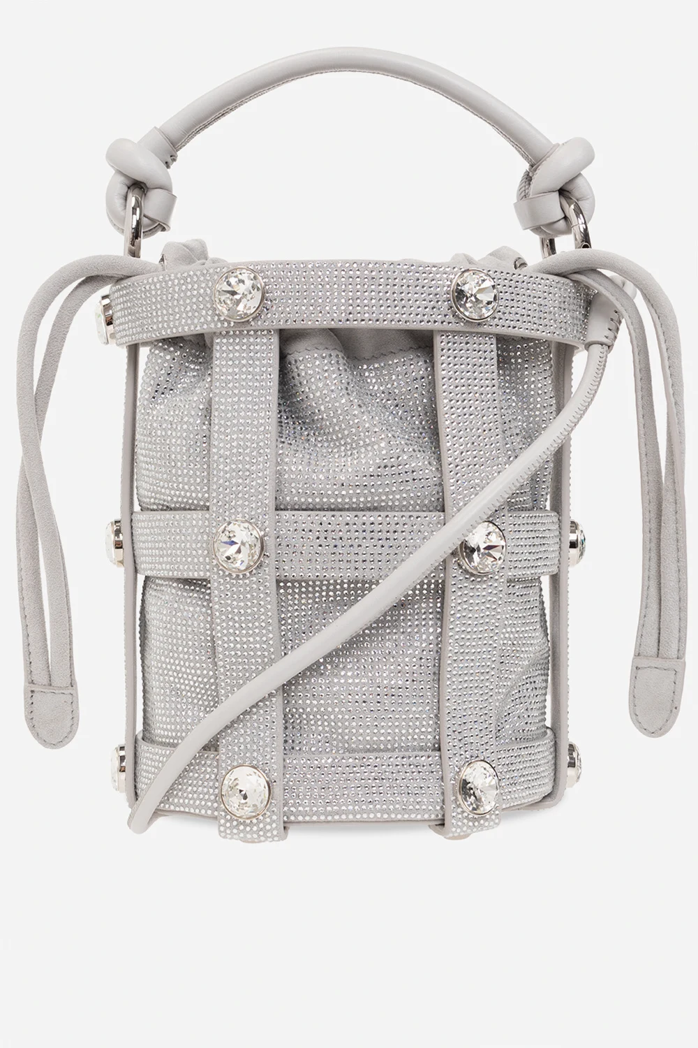 ‘Cage’ bucket shoulder bag