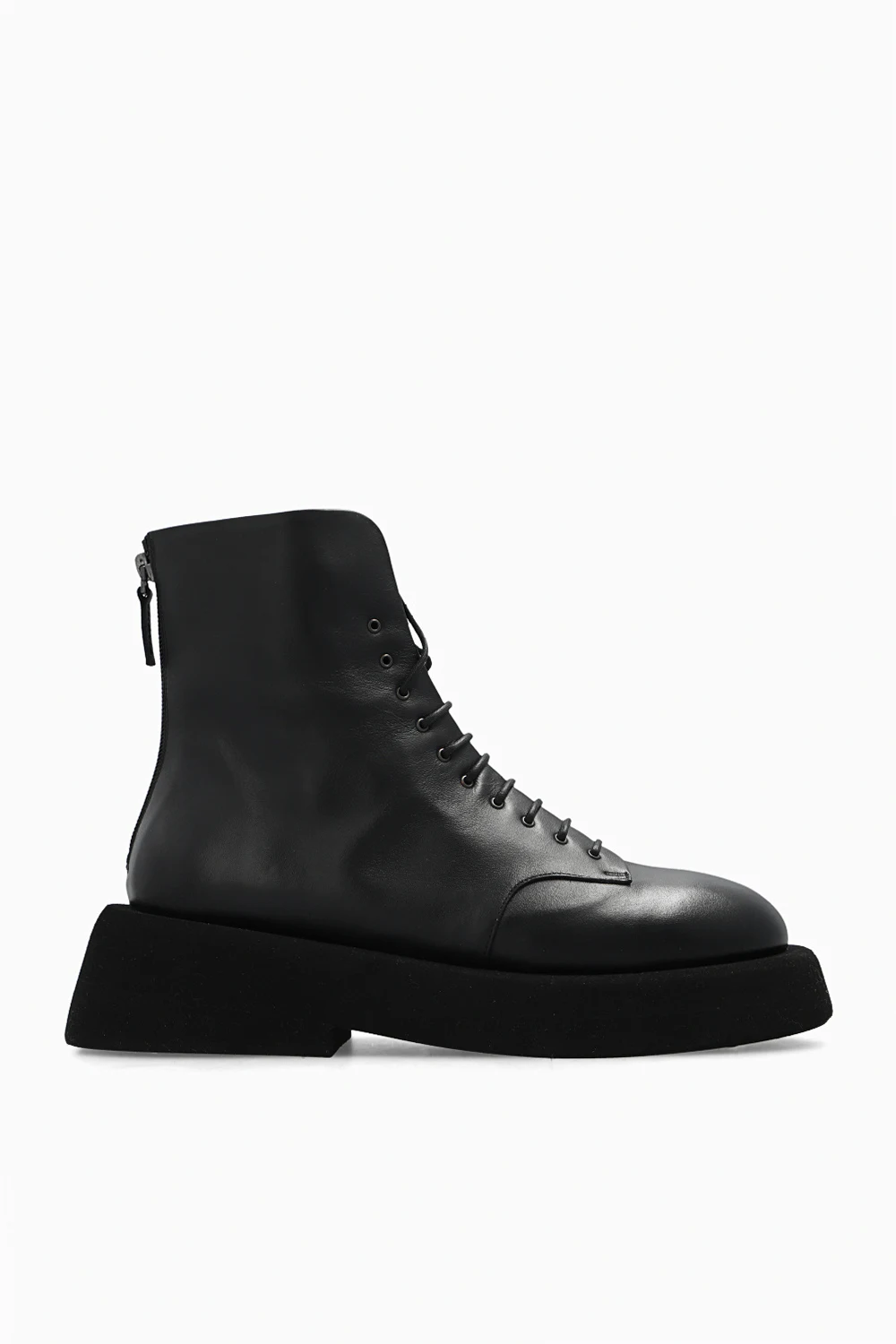 BLACK 'Gommellone' leather shoes