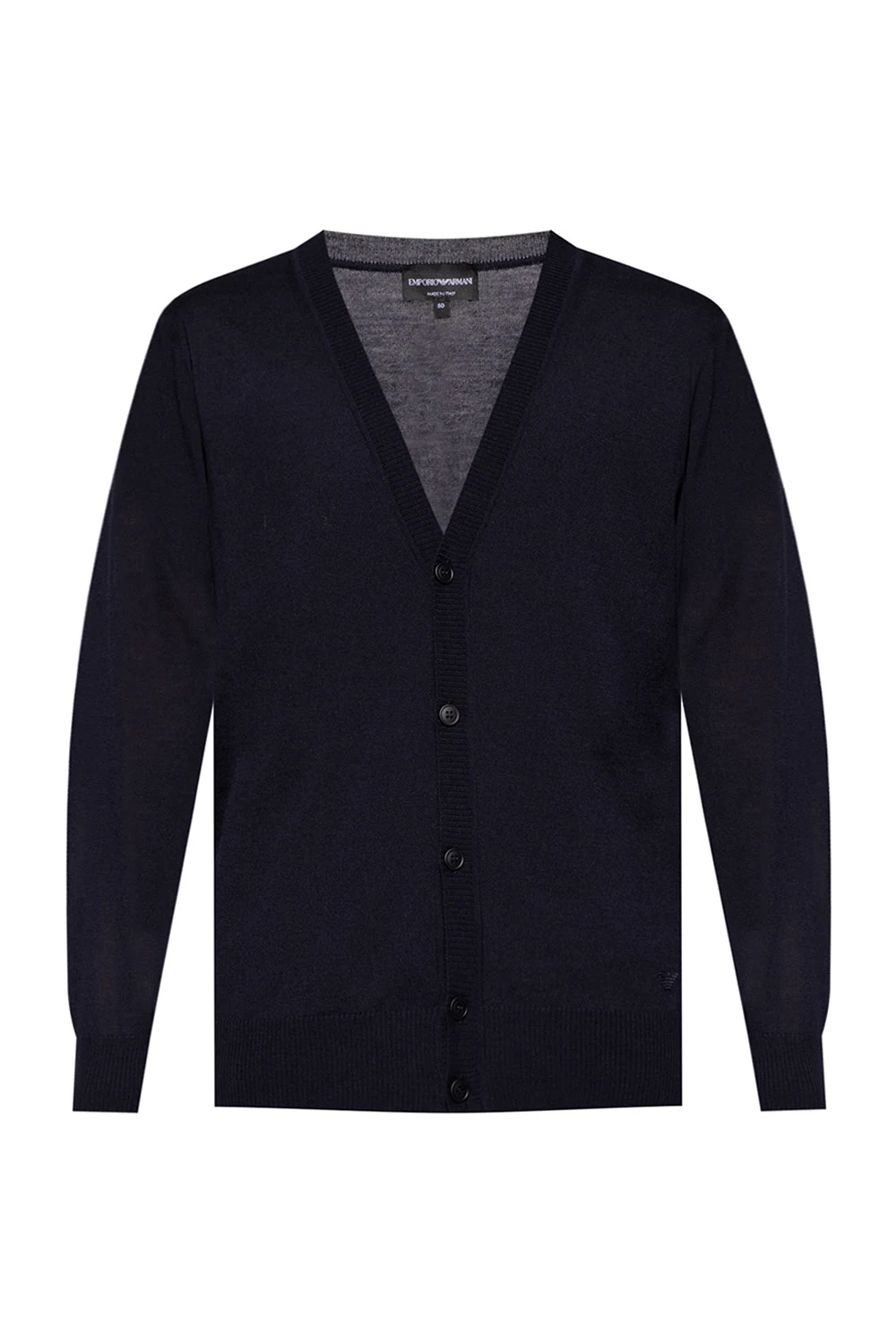 NAVY BLUE Wool cardigan