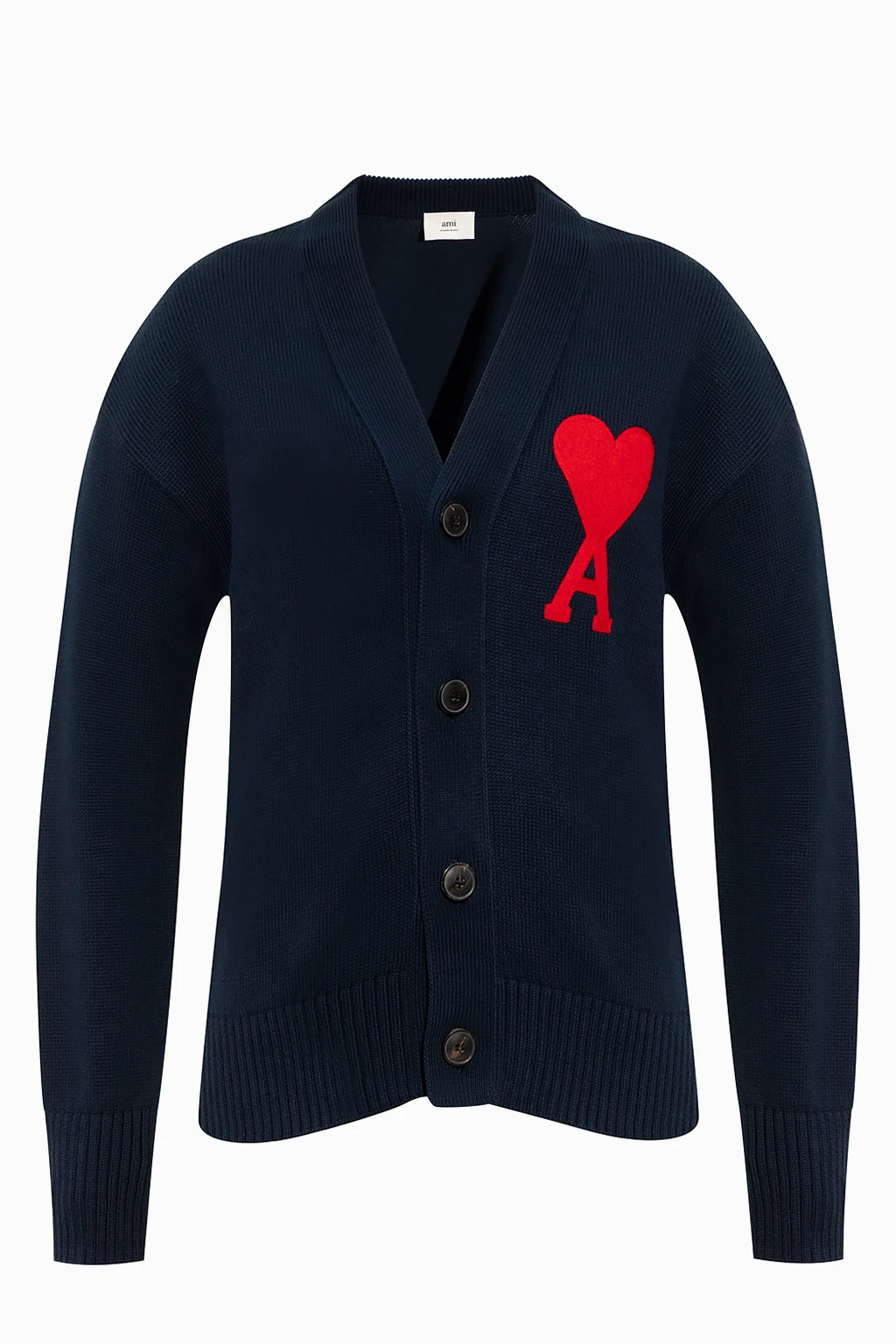Cardigan with logo