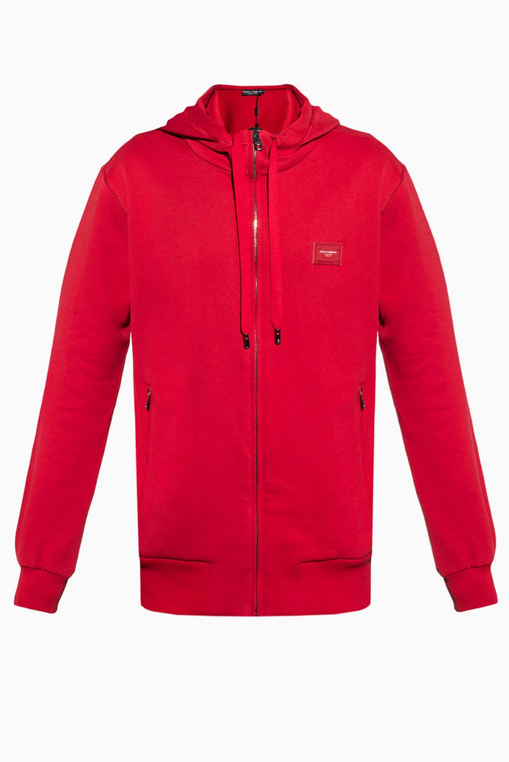 RED Zip-up hoodie