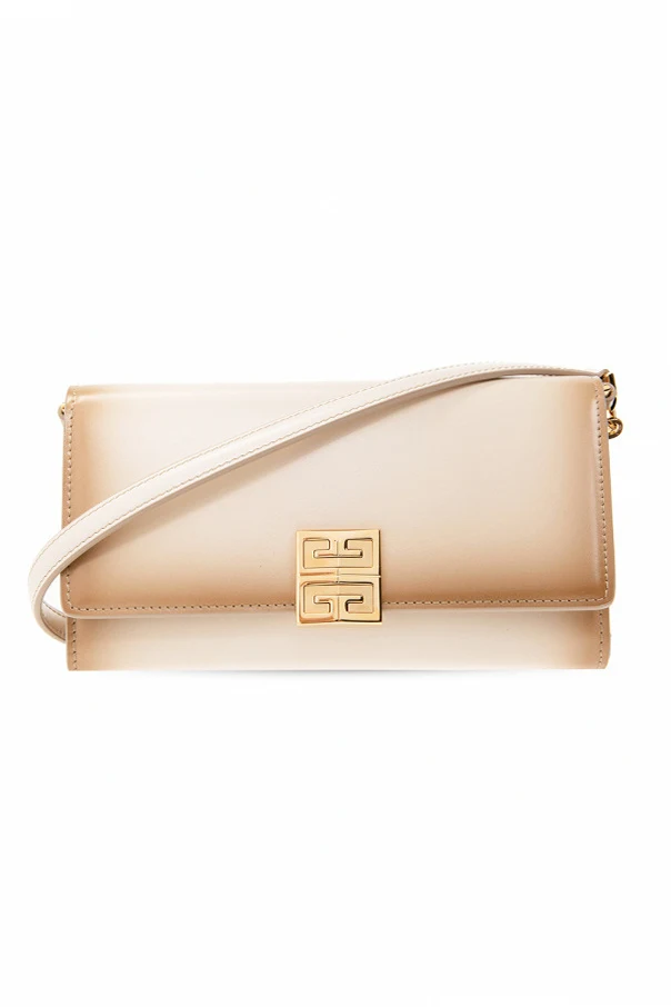 Leather wallet with strap