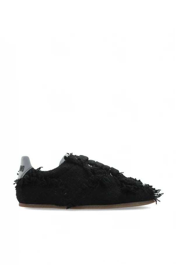 CZARNY Buty sportowe z efektem `vintage`