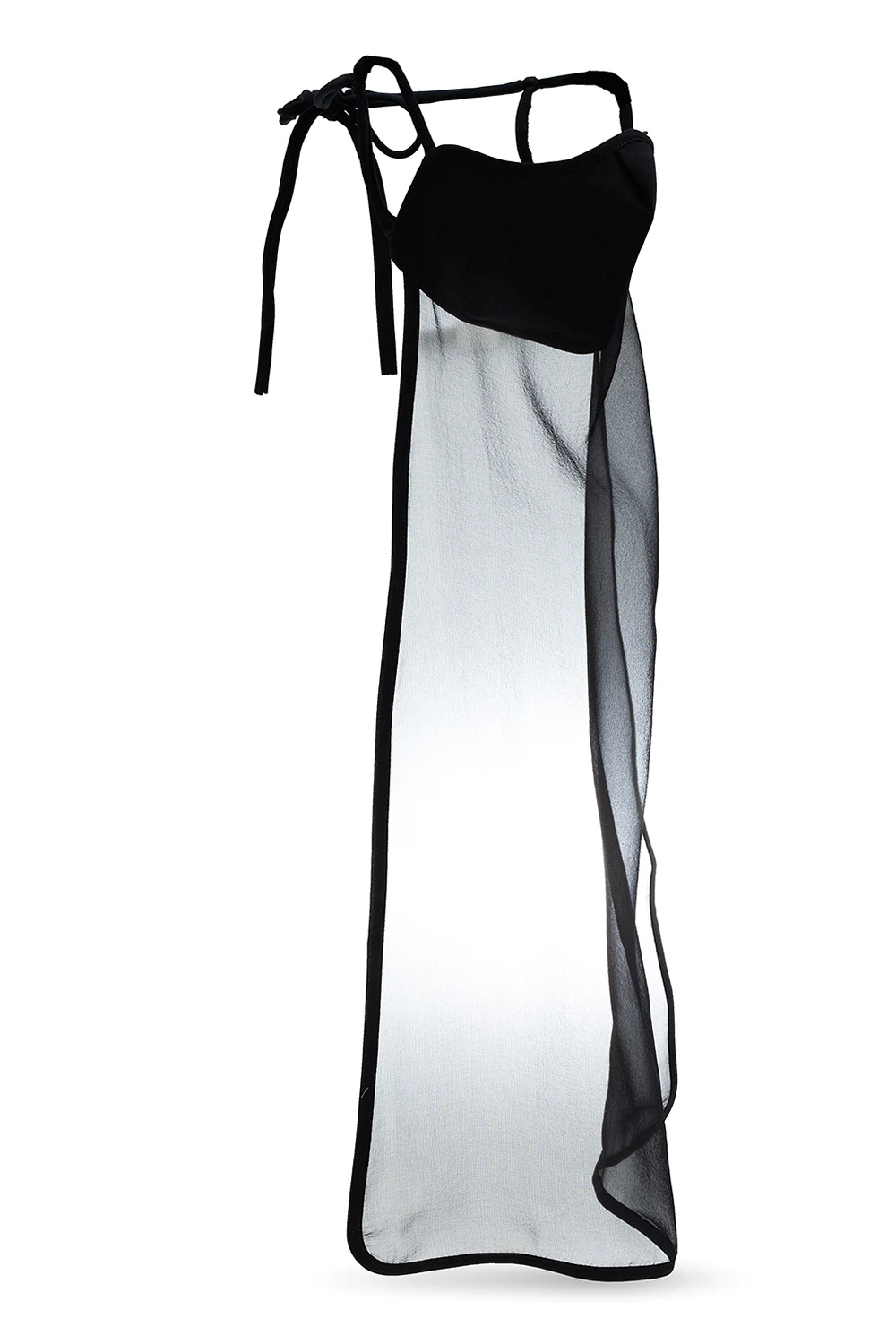 Maska z doszytym materiałem