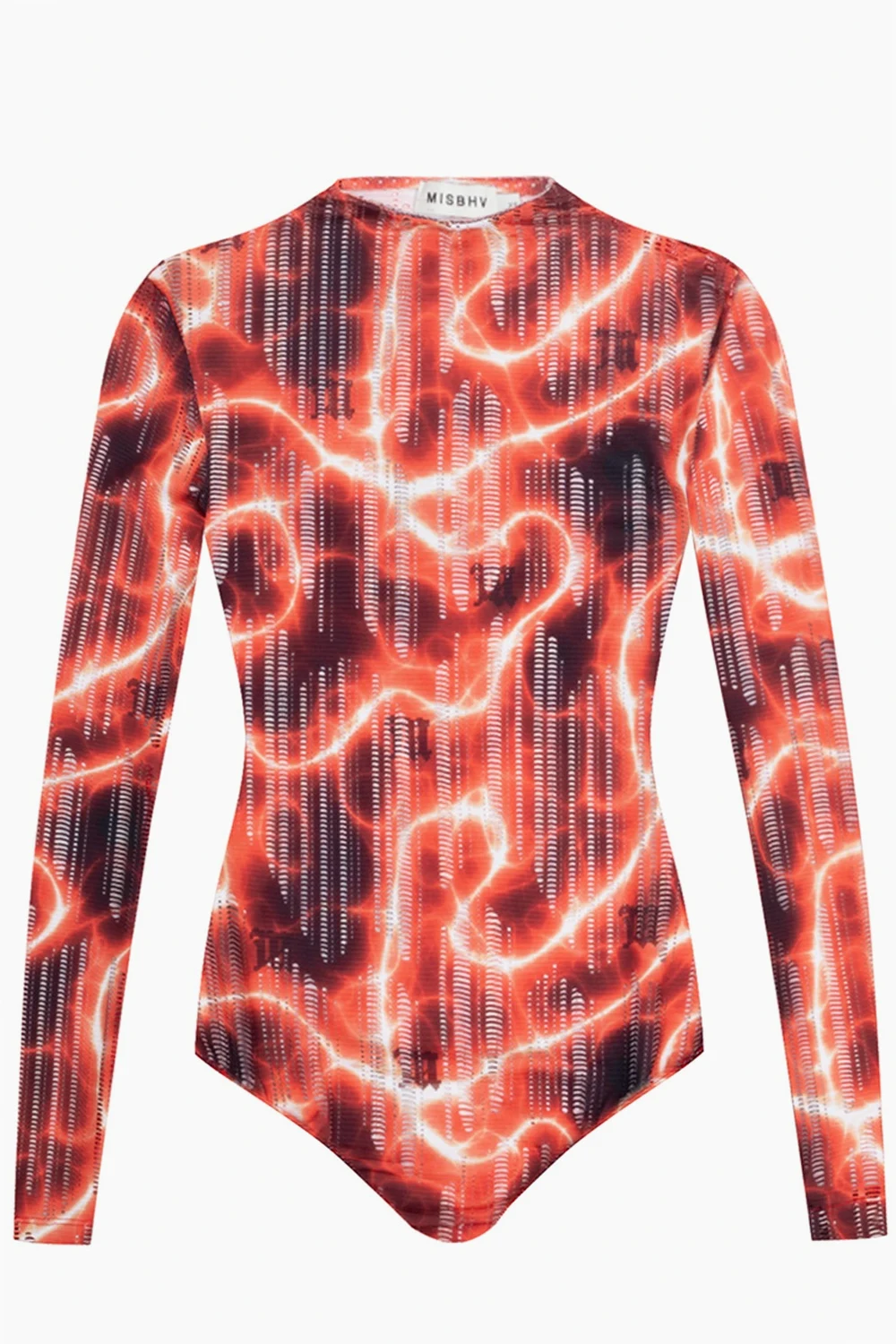 Body z długimi rękawami 'Barb Wire Net'