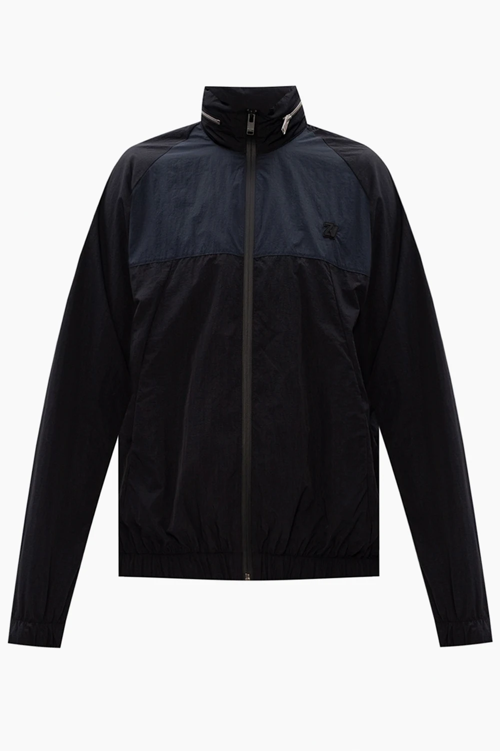 BLACK Jacket with concealed hood