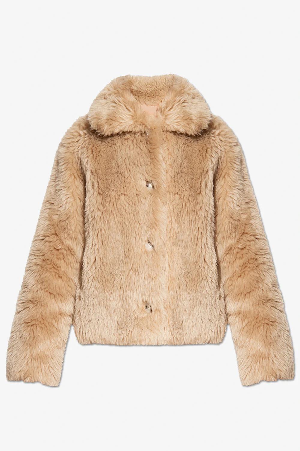 Short faux fur coat