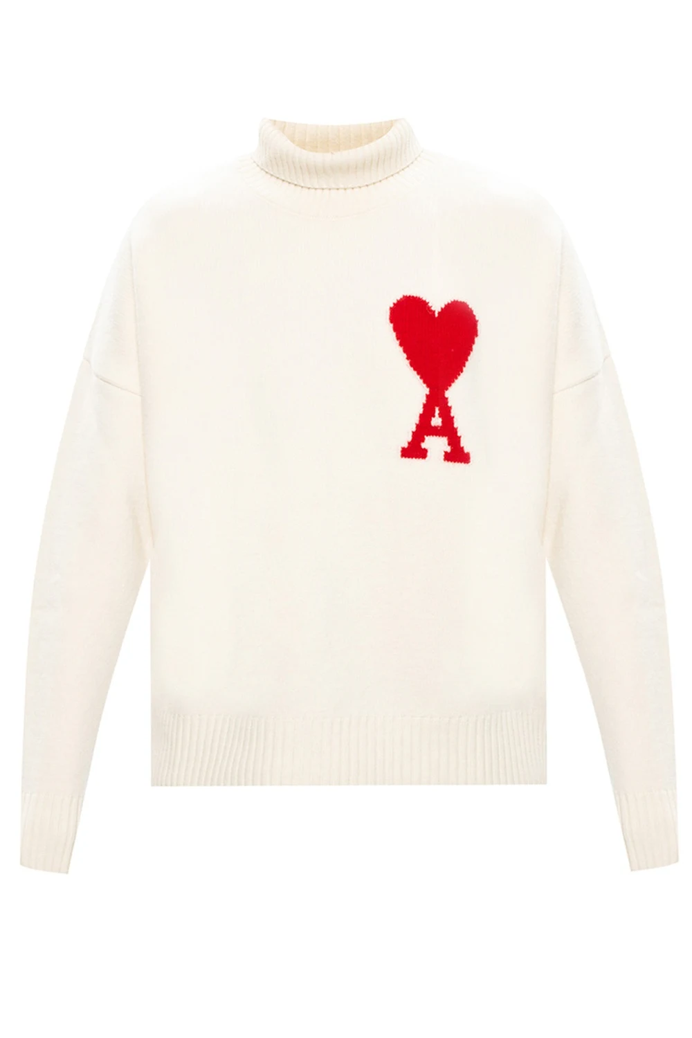 cream Turtleneck sweater