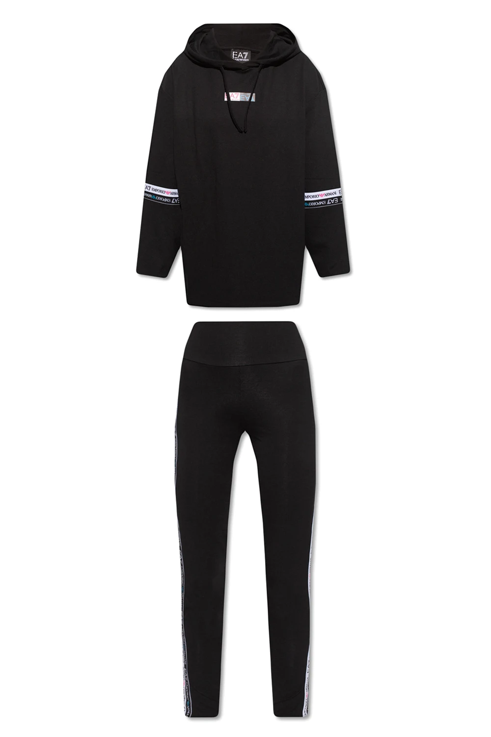 BLACK Hoodie & leggings set