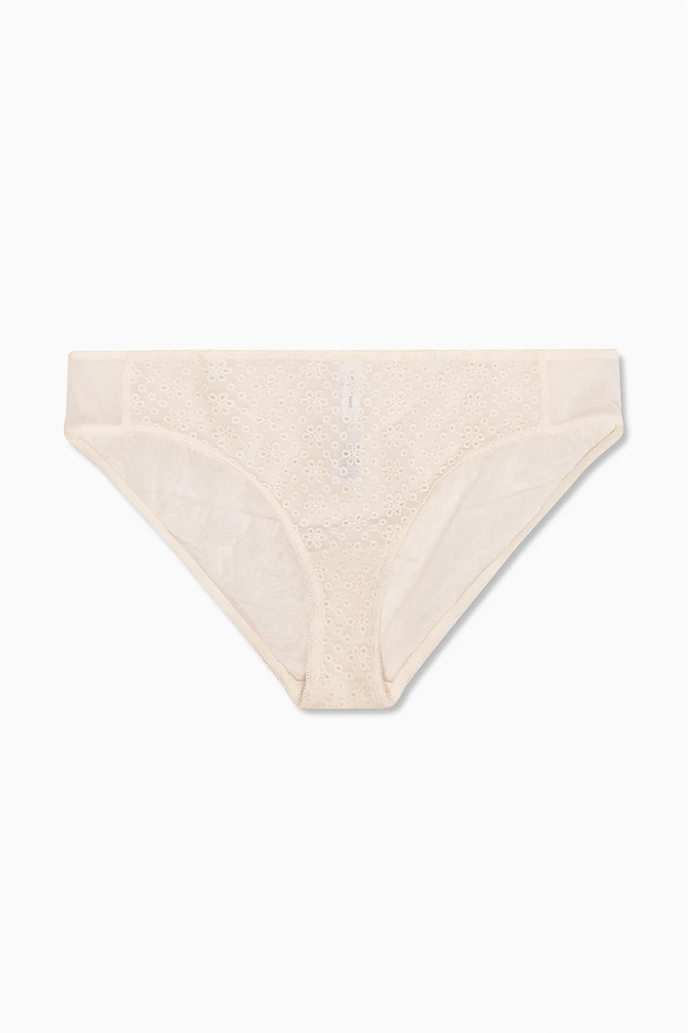 cream Sheer briefs