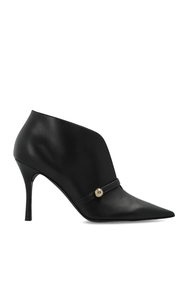 SCHWARZ Lederstiefeletten