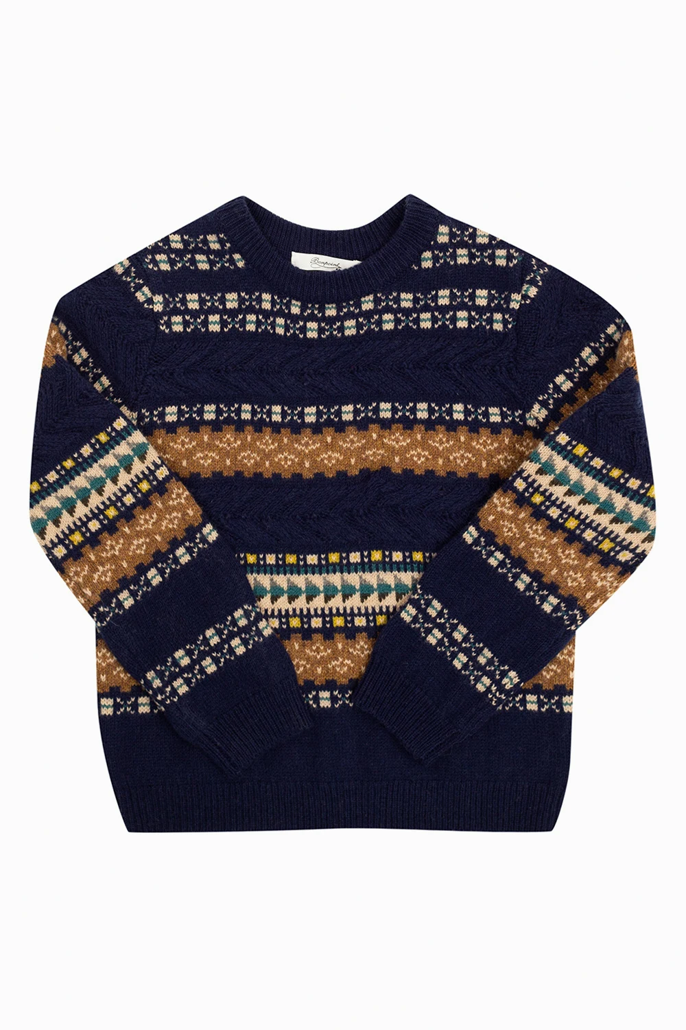 NAVY BLUE Wool sweater