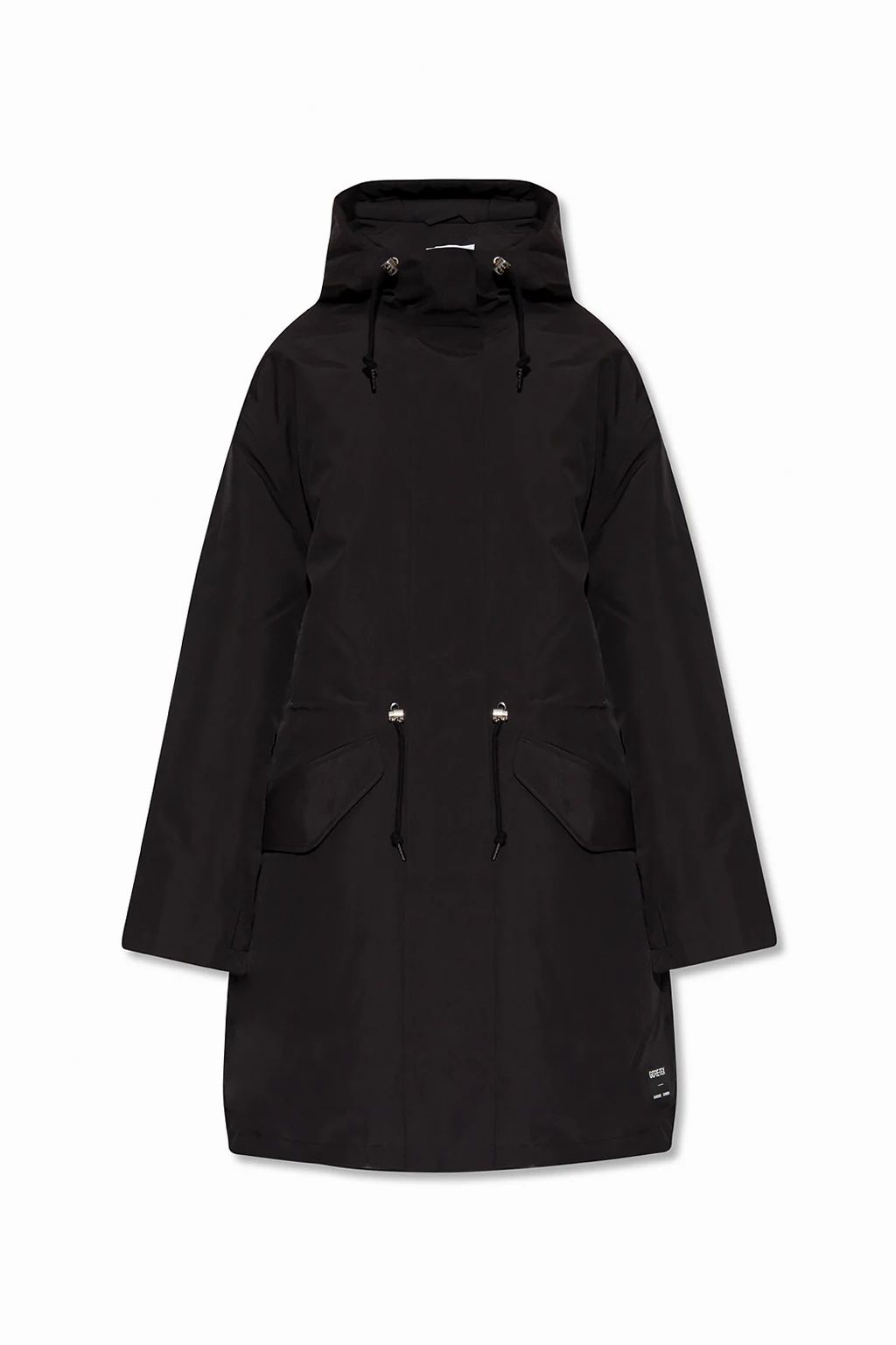 BLACK Hooded jacket