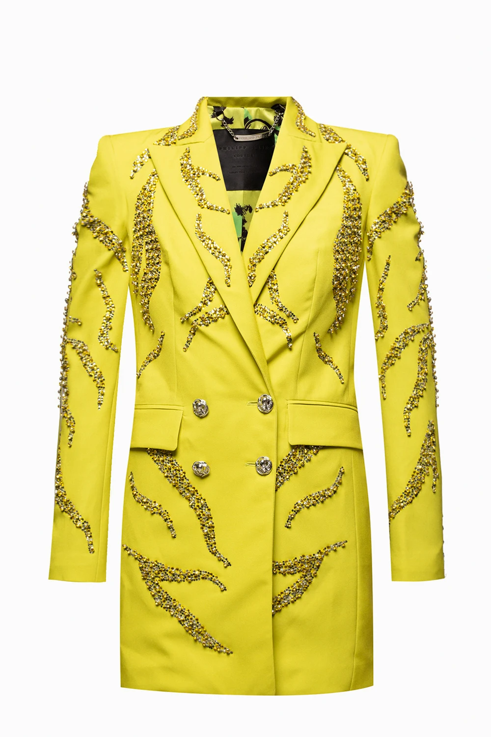 neon Double-breasted dress