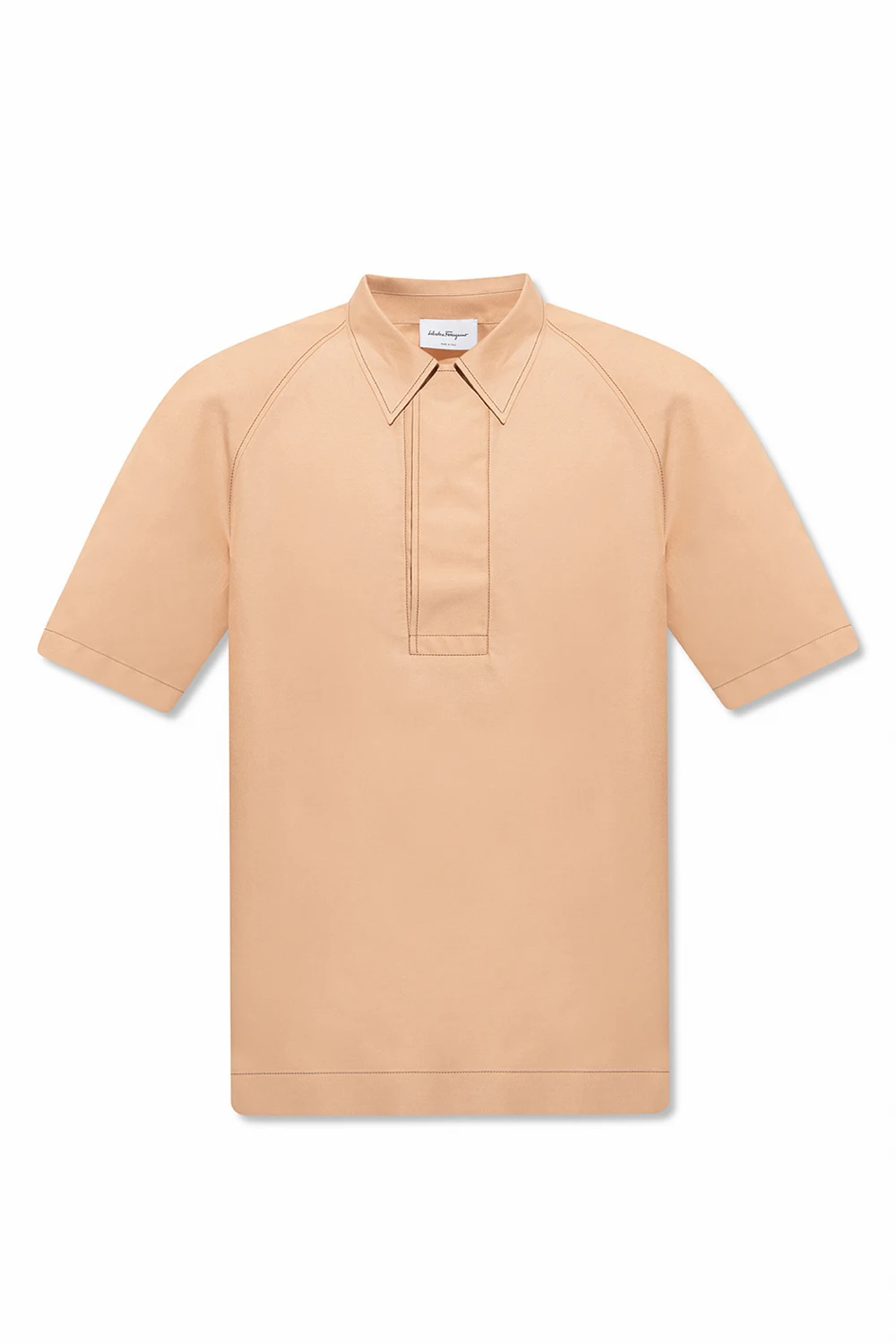 Polo z dekoracyjnymi przeszyciami
