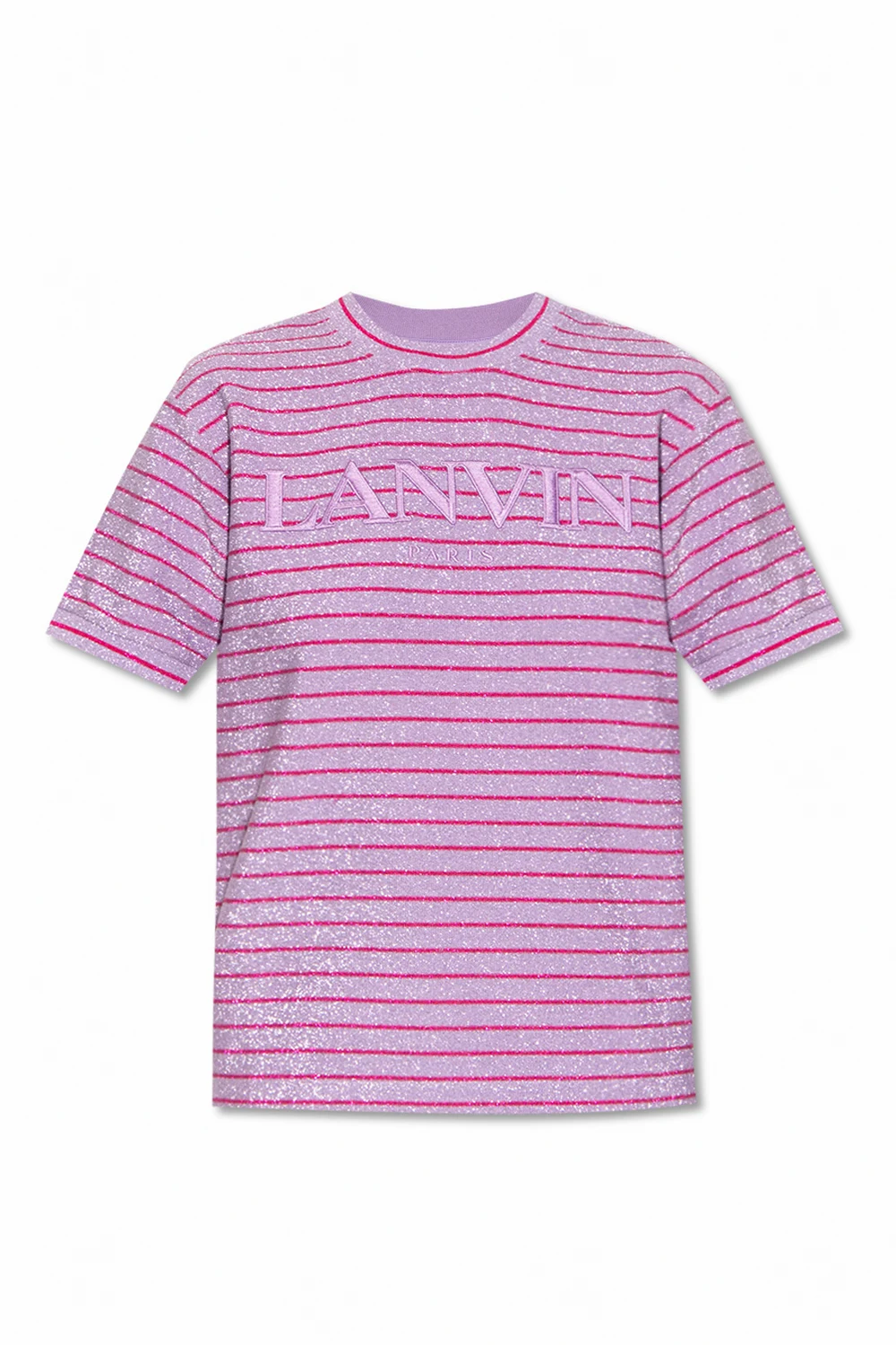 T-shirt with lurex threads