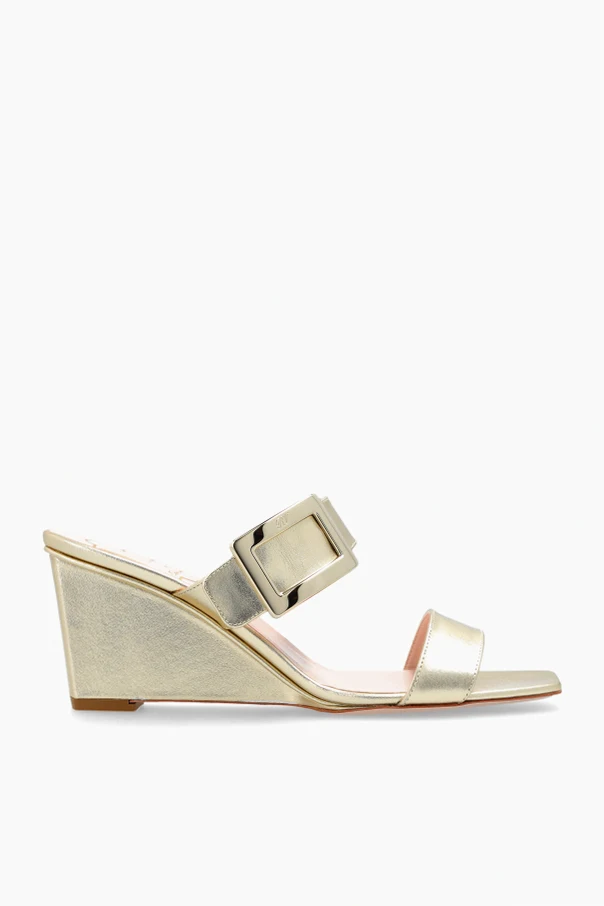 GOLD Wedge Sandals "Belle"