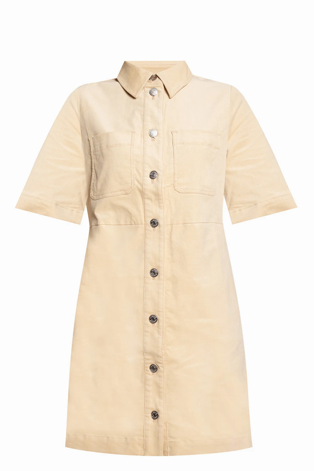 beige Corduroy dress