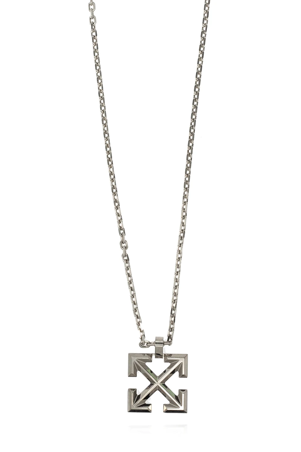 SILVER Logo necklace