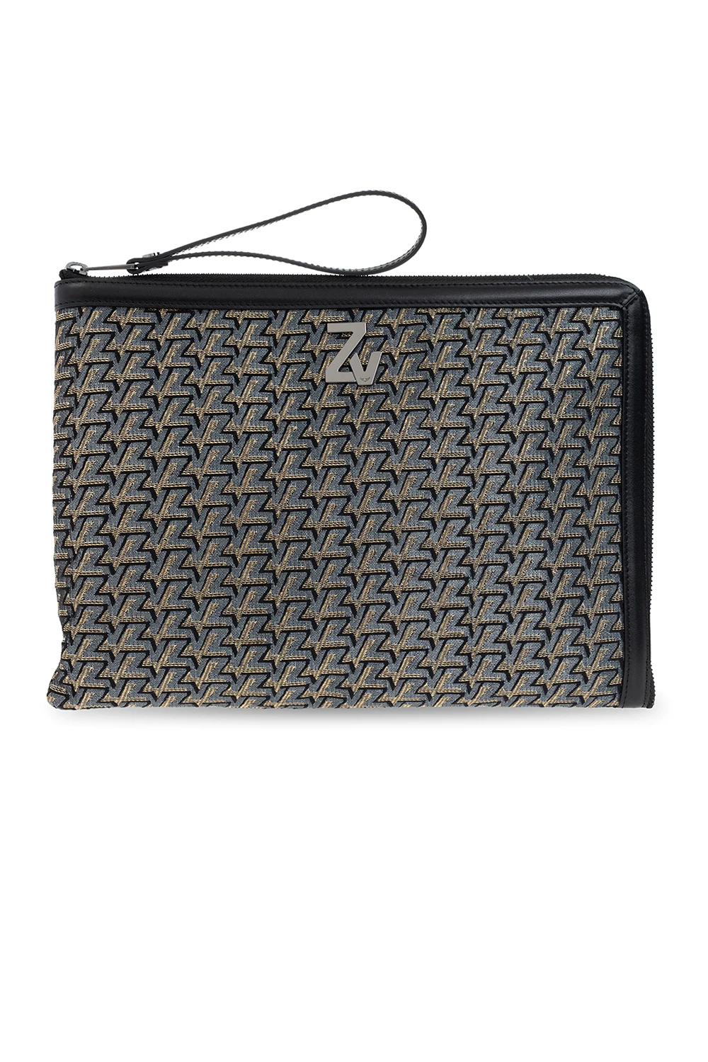Handbag with jacquard pattern