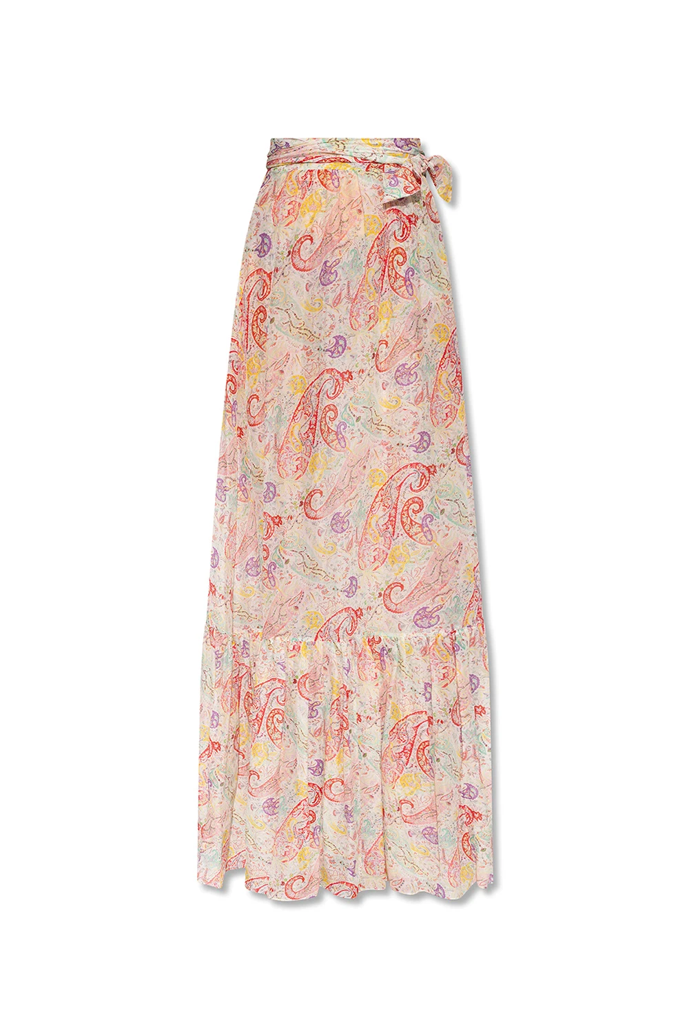 Skirt with paisley pattern