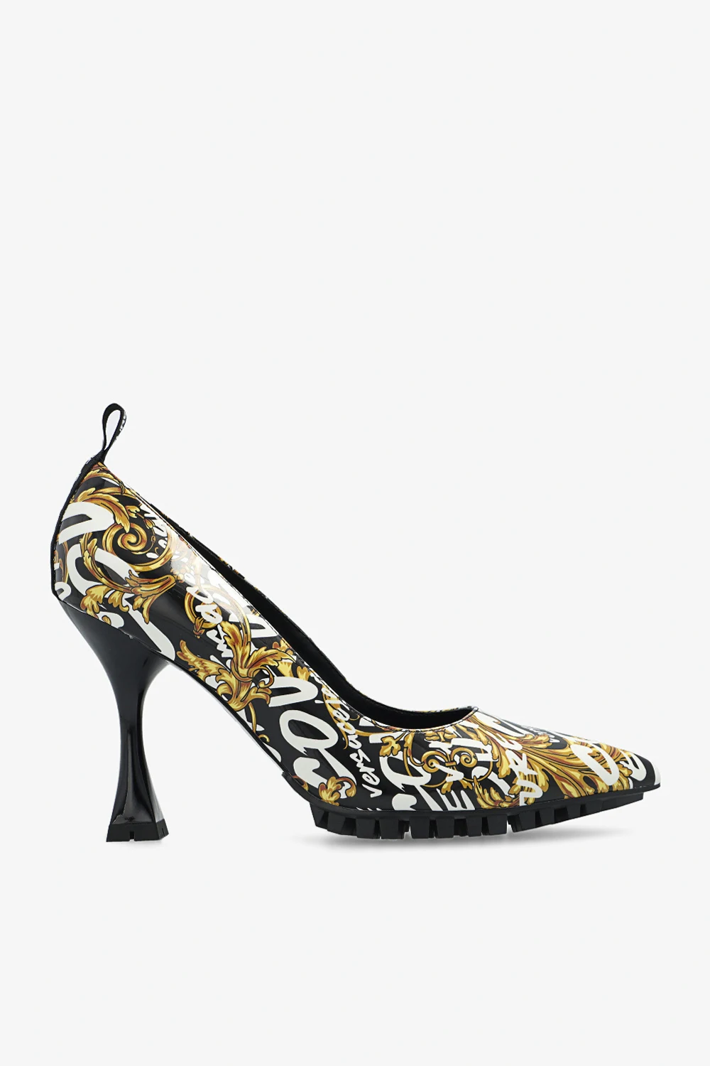 MULTICOLOUR Patterned stiletto pumps