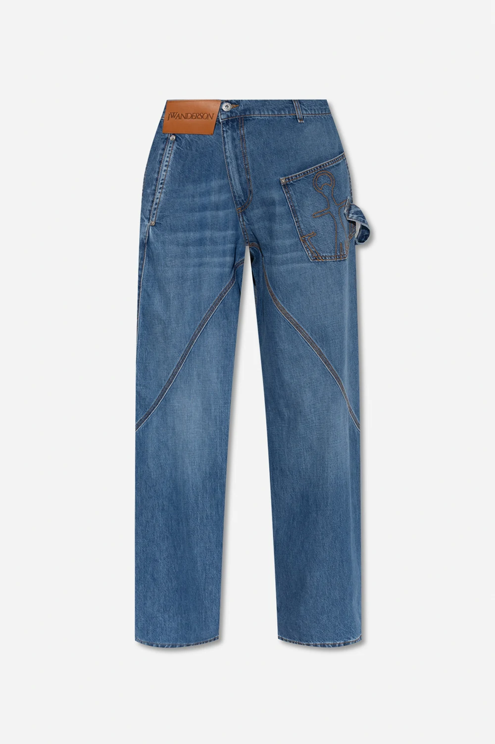 BLUE Loose-fitting jeans