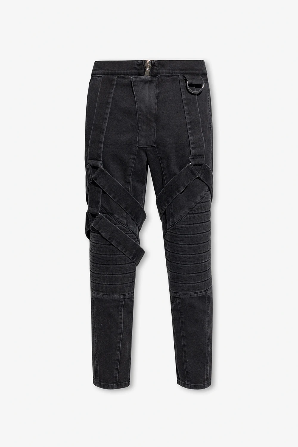 BLACK Jeans with stitching details