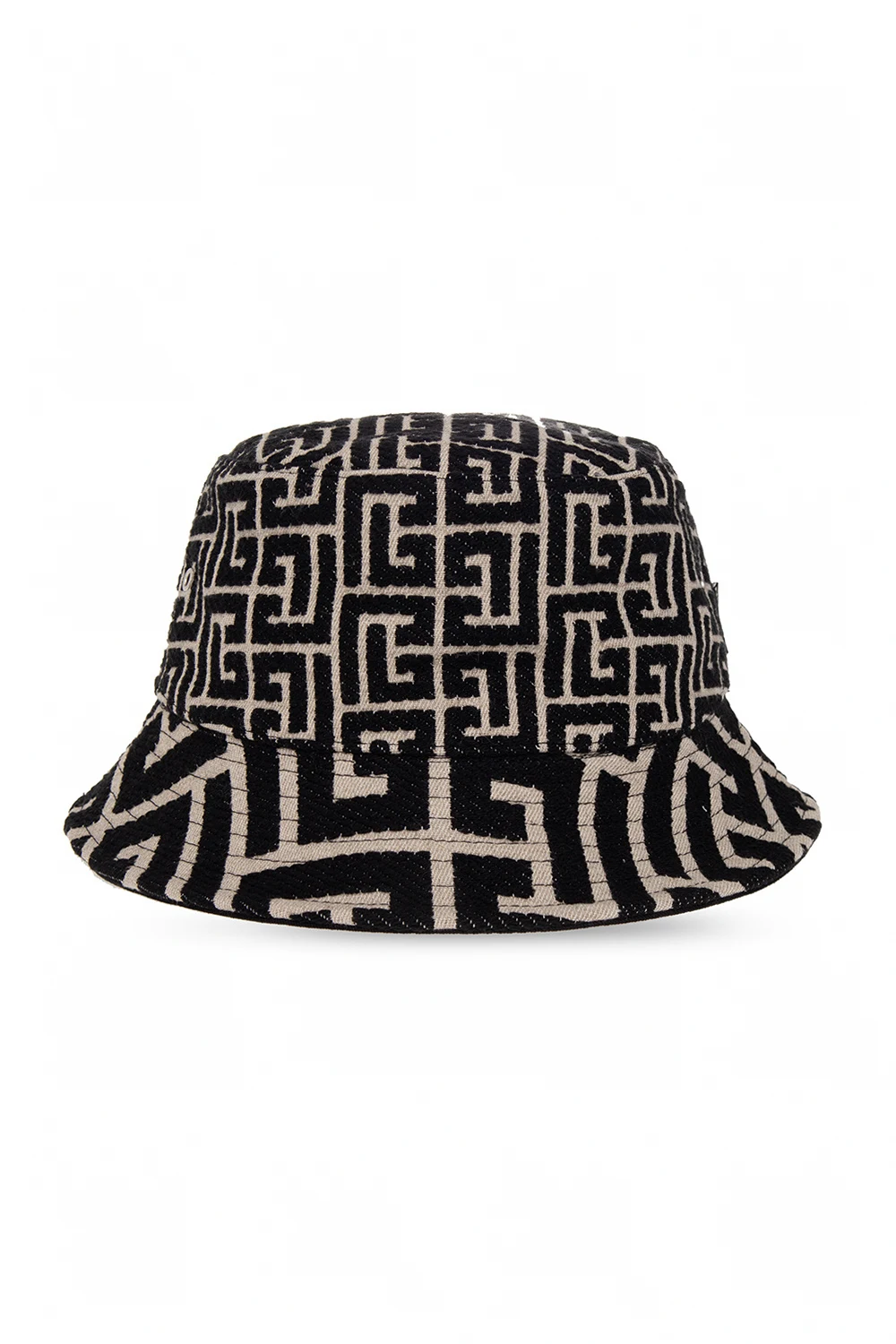 BLACK Bucket hat with logo