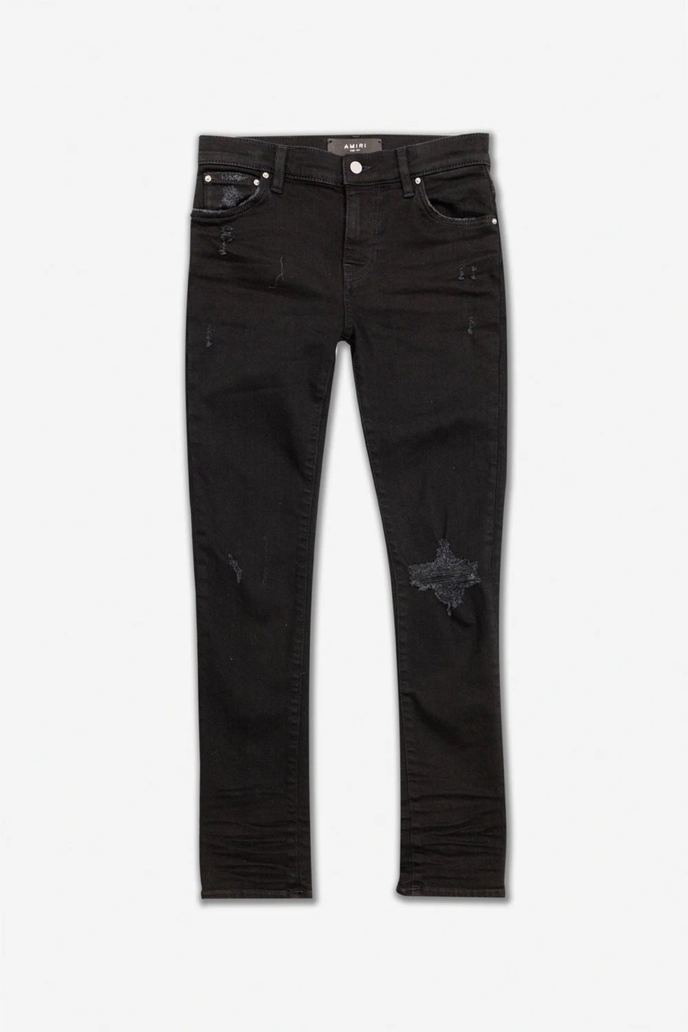 BLACK Distressed jeans