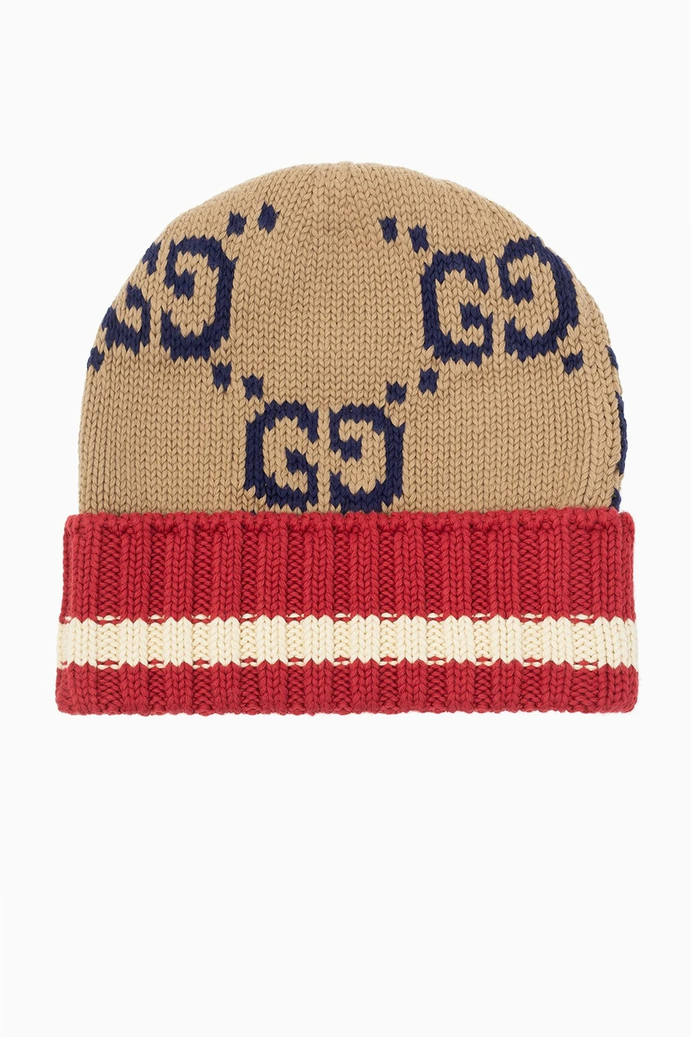 Knitted hat with logo