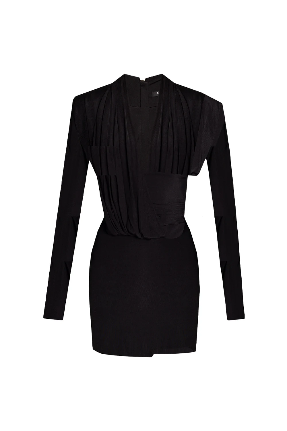 BLACK Dress with long sleeves