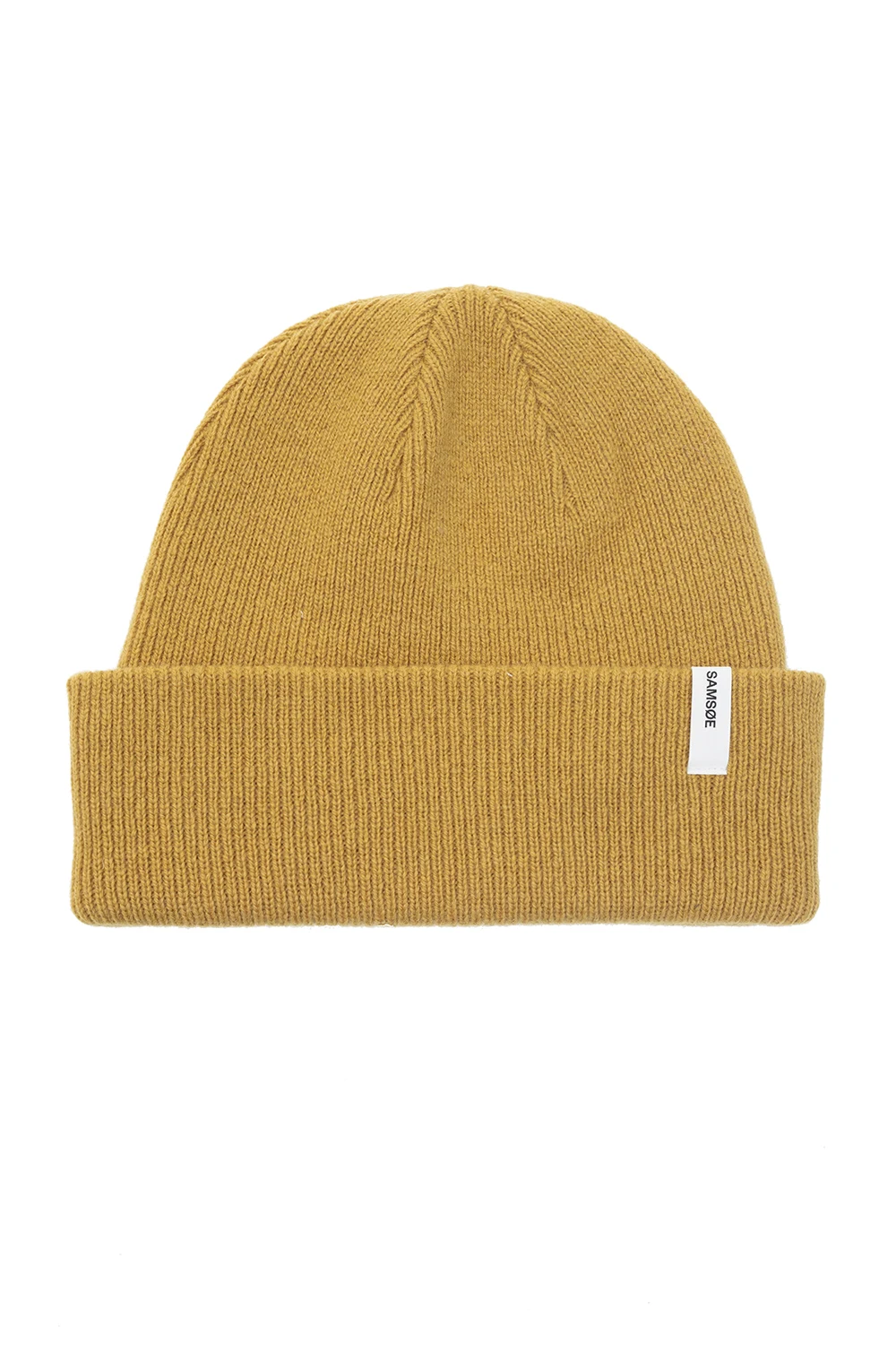 Wool beanie with logo