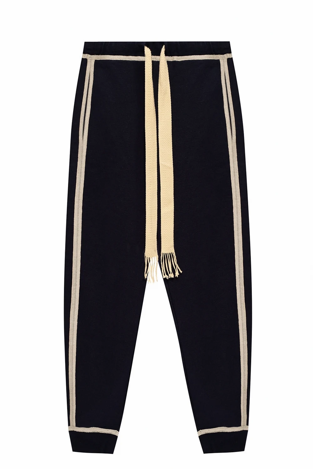 NAVY BLUE Trousers with logo