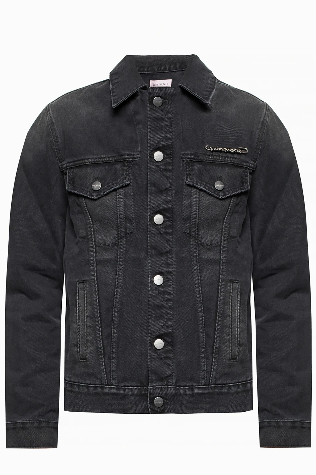 BLACK Distressed denim jacket