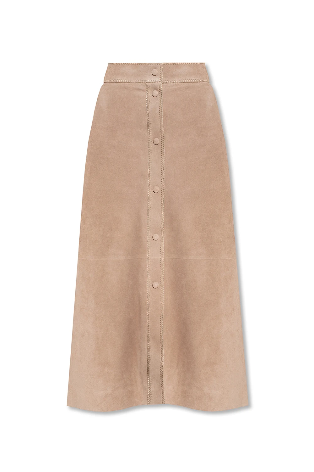 Suede skirt