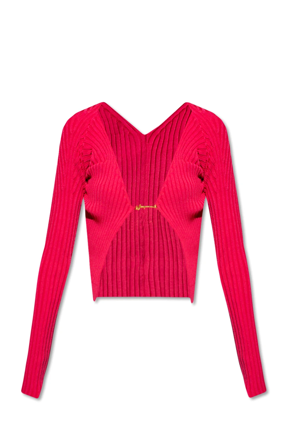Cardigan with logo