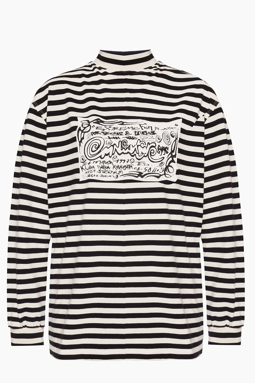 Long-sleeved top with logo